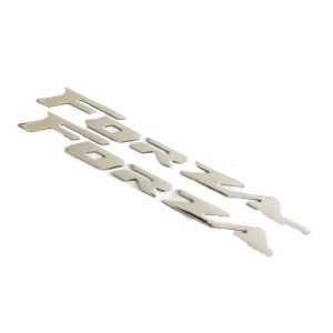 HONDA FORZA 2018 - 2025 UYUMLU SELE ALTI METAL YAZI SETİ NİKEL